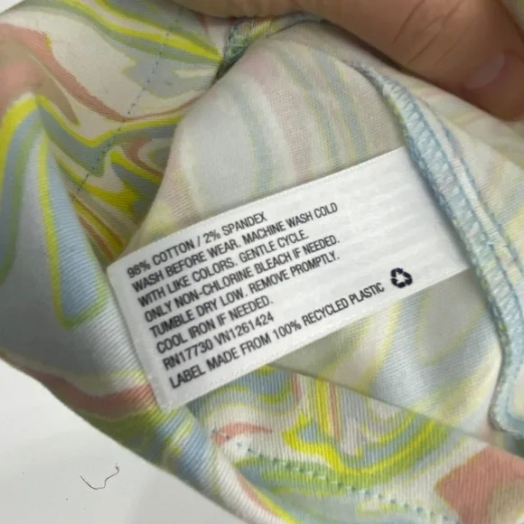 Target Art Class Girls Pastel Swirl Patterned Kids Skirt Size L Large 10/12, 996 - Picture 3 of 5